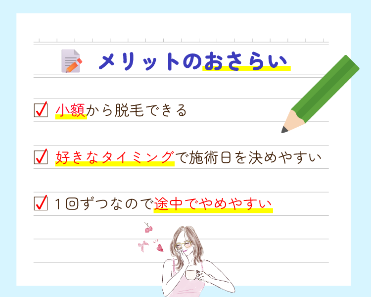 都度払いのメリットのおさらい