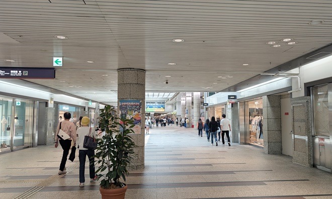 心斎橋駅からのアクセス