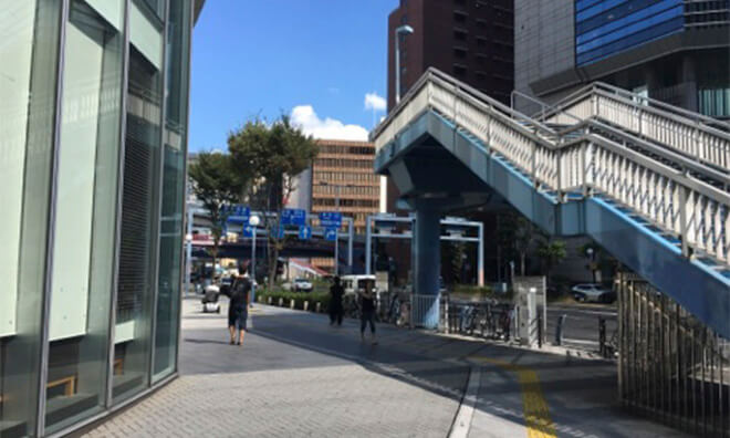 梅田駅からのアクセス